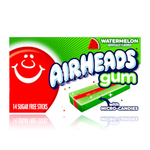 Airheads: Airheads Gum Watermelon 14 Sticks
