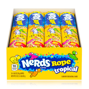 Nerds: Nerds Rope Tropical Soft & Chewy 26g 24 Pack