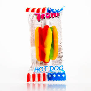 Trolli Gummy Mini Food Range- Hot Dog 9g (BB: 21/11/2023)