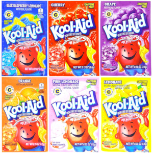 Drinks: Kool-Aid Powder Satchets Assorted Flavours Single Sachets