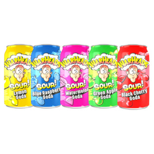 Drinks: Warheads Sour Drinks Assorted Flavours Cans