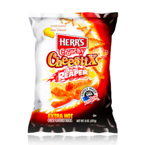 Chips: Herr's Cheese Curls / Crunchy Cheestix / Ripples - USA MADE