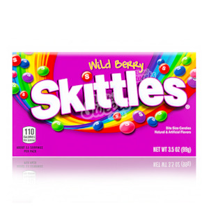 Back In Stock: Skittles Wild Berry Theatre Box 99G (MADE IN USA)
