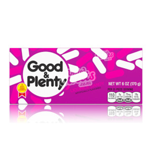 Halloween 1: Good & Plenty Licorice Candy Theatre Box 170g