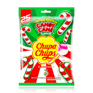 Chupa Chups Candy Cane 25PK 300g