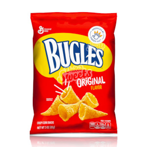 Chips: Bugles Crispy Corn Original Flavour Snacks 85g