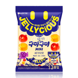 Lotte Jellycious Gummy Mini 195g (Made in Korea)