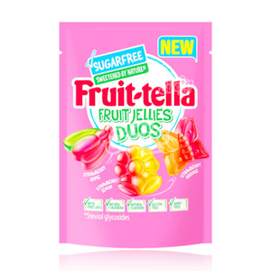 Fruit-Tella Fruit Jellies Duos Sugar Free 170G (UK Made)