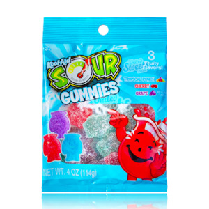 Gummy: Kool-Aid Sour Gummies Peg Bag 114g