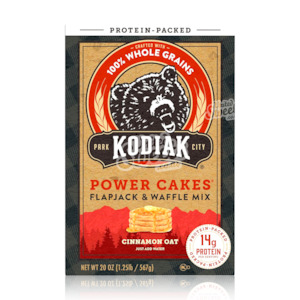 Dated Damage 2: Kodiak Cakes Power Cakes Flapjack Waffle Mix Cinnamon Oat 567g (Best Before: 07/2024)