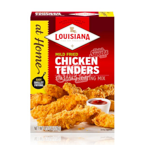 Flavour: Louisiana (At Home) Mild Chicken Tenders Seasoned Coating Mix 128g