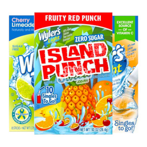 Energy Drinks: Wyler's Light Drink Mix Assorted Zero Sugar