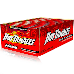 Hot Tamales Fierce Cinnamon Theatre Boxes 12 Pack Box