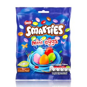 Easter 2: Nestle Smarties Mini Eggs Bag 80g (UK MADE)