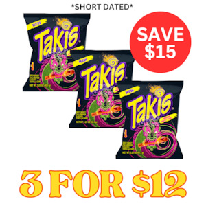 All Mexican: Takis Dragon Sweet Chili 92.3g *SHORT DATED*