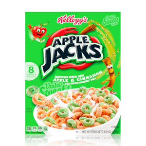 Kellogg's Apple Jacks Sweetened Cereal With Apple & Cinnamon 252g (BEST BEF&hellip;