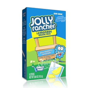 Jolly Rancher: Jolly Rancher Zero Sugar Blue Raspberry Lemonade Drink 6 Pack 19.3g (BEST BEFORE: 08/2025)