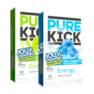 Pure Kick + Jolly Rancher Drink Mix Zero Sugar 6 Stick Packs 22.3g