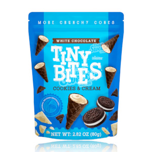 Sale: Tiny Bites Cookies & Cream Waffle Cones Peg Bag 80g