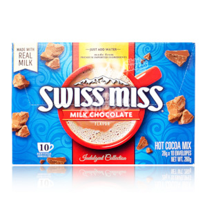 Sale: Swiss Miss MILK CHOCOLATE 10 Pack Box 280g