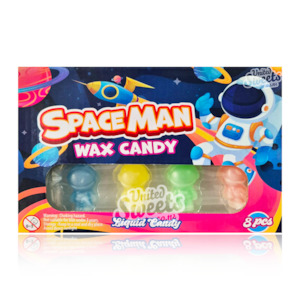 Front: Spaceman Wax Candy 8 Pcs 100g