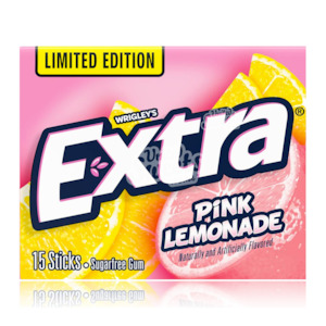American Gum: Wrigley's Extra Pink Lemonade Chewing Gum 15 sticks