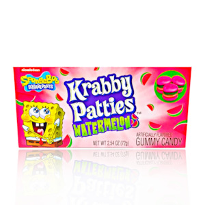 Krabby Patty Gummy Watermelon Theatre Box 72g