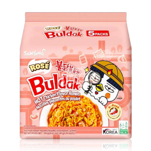 Buldak (Samyang) Ramen Noodles Hot Chicken Rose 700g 5PK