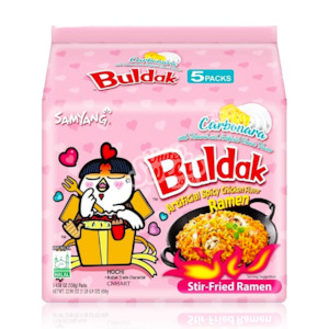 Buldak (Samyang) Ramen Noodles Hot Chicken Carbonara 650g 5PK