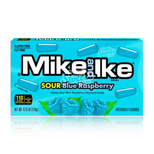 Products: Mike & Ike SOUR Blue Raspberry Theatre Box 120g