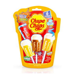 Chupa Chups 3D Fizzy Drinks (6 Pack) 90g
