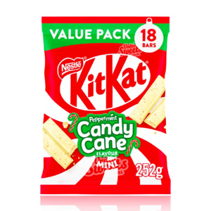 Nestle KitKat PEPPERMINT Candy Cane (18 PACK) 252g