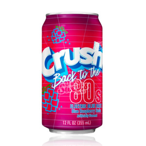 Crush 'Back to the 80s' Blue Raspberry 355ml
