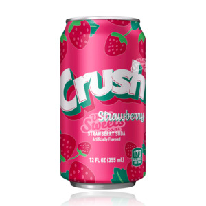 Crush Strawberry Soda 335ml