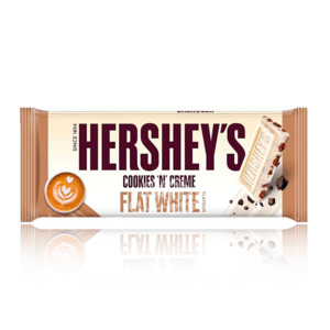 Back In Stock: Hershey's Cookies & Creme FLAT WHITE 38g