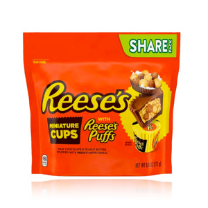 Back In Stock: Reeses Miniature Cups with Puffs 272g