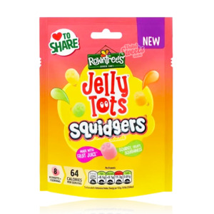 Rowntree's Jelly Tots Squidgers 120g (UK Made)
