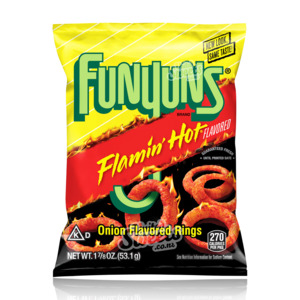 Takis Cheetos: Funyuns Flamin’ Hot 53.1g (Short date)