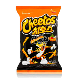 No Gift Boxes Cards: DATED- Cheetos Sweet & Spicy Flavour (Made in Korea) 82g (BEST BEFORE:09/2024)