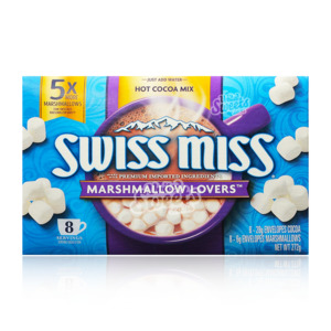 Sale: Swiss Miss MARSHMALLOW LOVERS CHOCOLATE 8 Pack Box 272g
