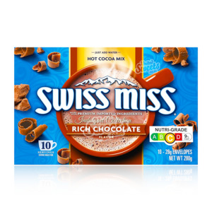 Sale: Swiss Miss RICH CHOCOLATE 10 Pack Box 280g