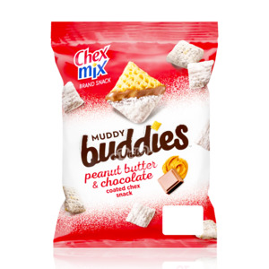 Products: Chex Mix Peanut Butter & Chocolate Muddy Buddies 49g