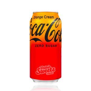 Coca-Cola Zero Sugar Orange Cream 355ml (BEST BEFORE: 01/12/25)