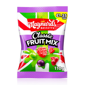 Maynards Bassetts CLASSIC FRUIT MIX 110g (UK Made)