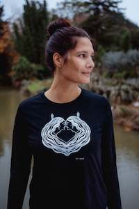 Maori Mermaid - Hongi / Curve Long Sleeve Tee