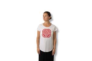 Kakahu Clothing: Ra Gossage - Māhutonga Round Neck T-shirt / Womens