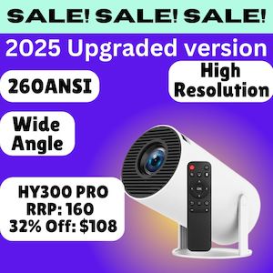 HY300 PRO Andriod Smart Projector