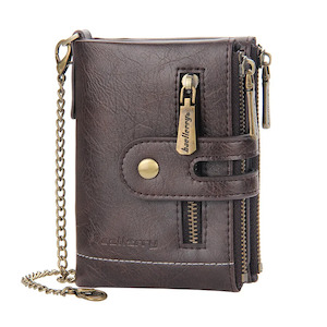 Wallet: Buy New Genuine Leather Retro wallet for Men's - Black