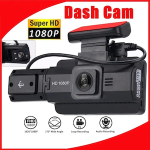 Front & Inside Dual Lens HD Car Dash Camera for Taxi, Uber or Personal use.
