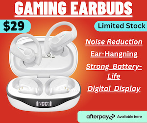 LP75 True Wireless Headphone with Mic Ear-Hook Sports Earphone - White